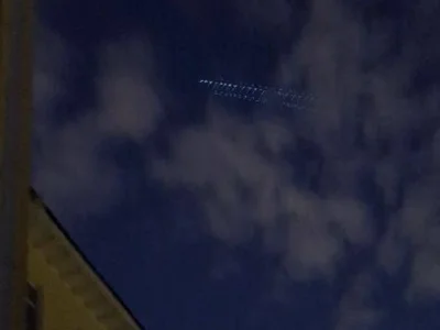 Жители Башкирии заметили в ночном небе «космический поезд»